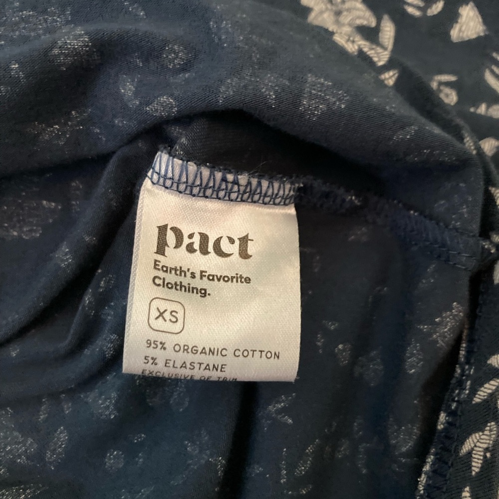 Pact Fit & Flare Ballet Dress in Western Floral French Navy - Picture 8 of 8